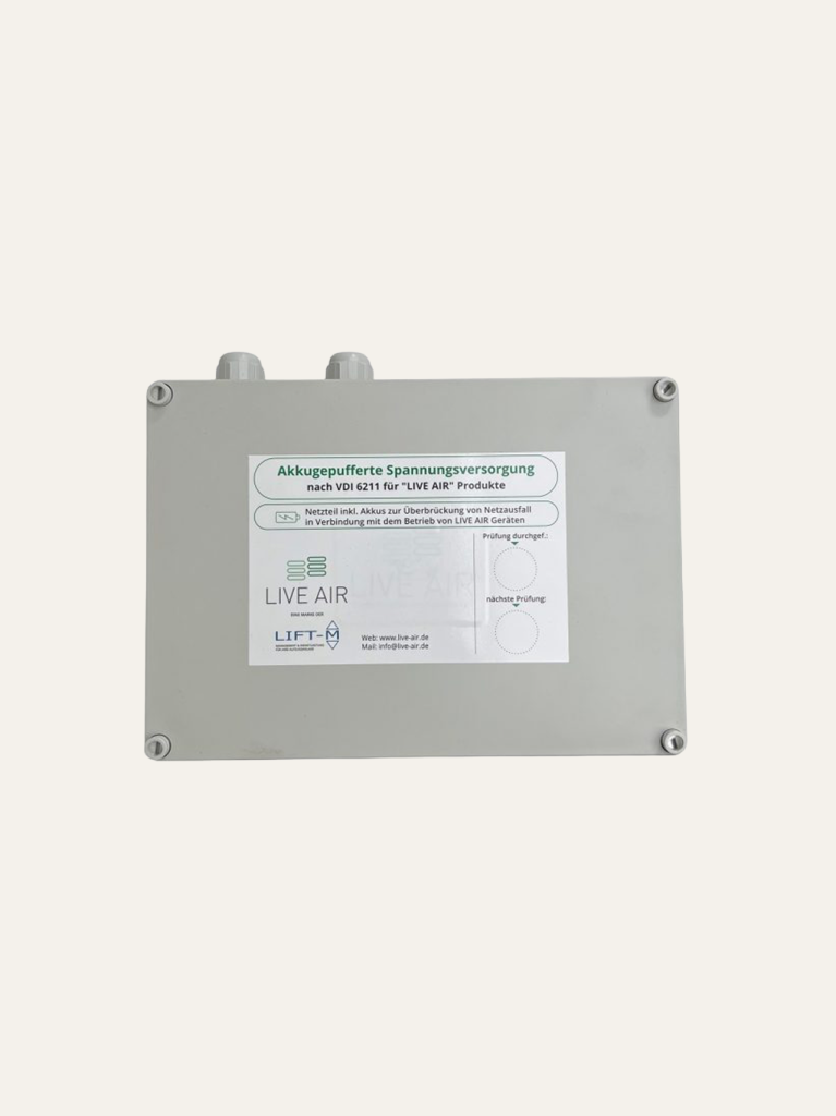 Live Air Battery-Buffered Power Supply